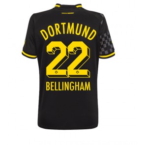 Borussia Dortmund Jude Bellingham #22 kläder Kvinnor 2022-23 Bortatröja Kortärmad